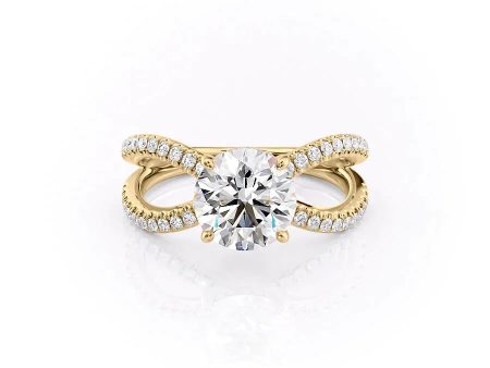 The Zoey Set With A 2 Carat Round Lab Diamond Sale