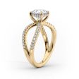 The Zoey Set With A 3 Carat Oval Lab Diamond Online Hot Sale