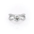 The Zoey Set With A 3 Carat Round Lab Diamond For Cheap