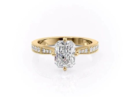 The Rebecca Set With A 2.5 Carat Radiant Lab Diamond Fashion