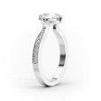 The Rebecca Set With A 1 Carat Elongated Cushion Lab Diamond Online Sale