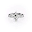 The Rebecca Set With A 2.5 Carat Pear Lab Diamond For Discount