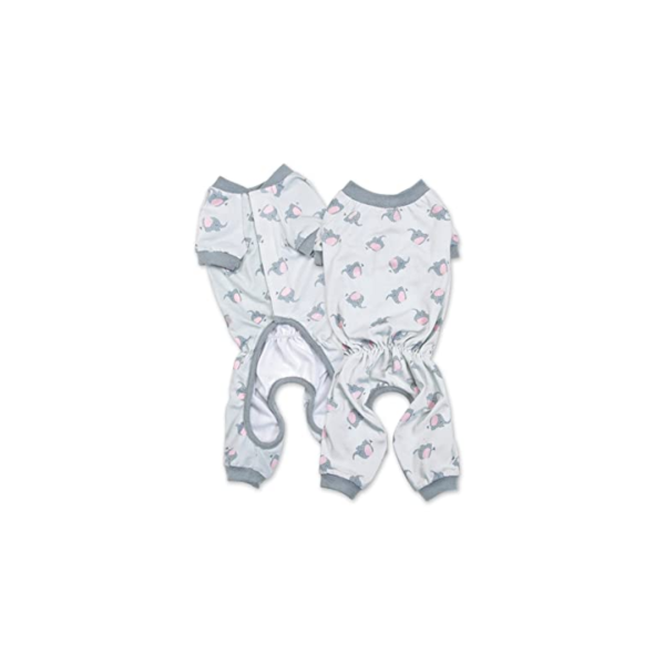 Zack & Zoey-Pajamas Light Grey Small & Medium on Sale