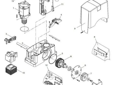 Motore Beninca  9686510 Ricambio Originale Automazione Automatismi Garanzia For Cheap