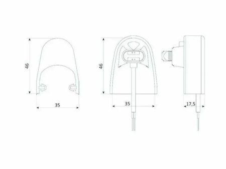 Tappo Terminale H 85 Mm Con Resistenza Finale 8,2 Kohm Sommer 5130v000 Originale For Sale