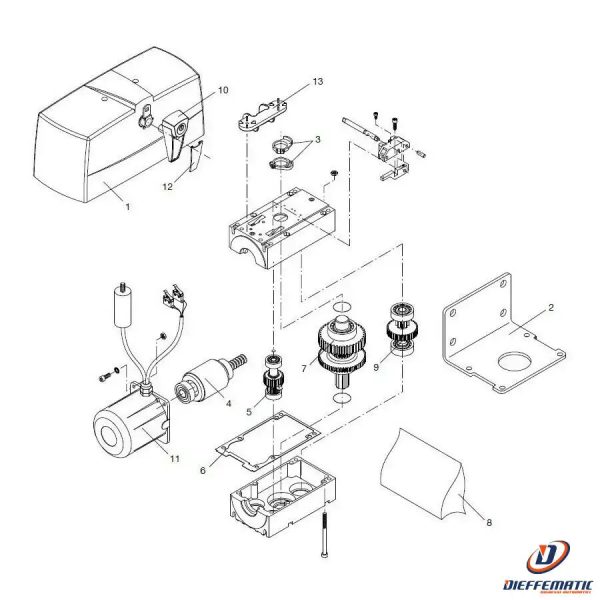 Albero Motore Beninca  9686134 Ricambio Originale Automazione Automatismi Nuovo Cheap