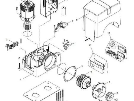 Motore Beninca  9686297 Ricambio Originale Automazione Automatismi Garanzia For Discount