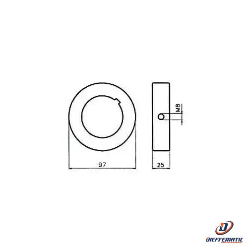 Adattatore Per Motoriduttore Ø92 Acm Kt92-01 P02 1919802 Automazione Automatismi For Cheap