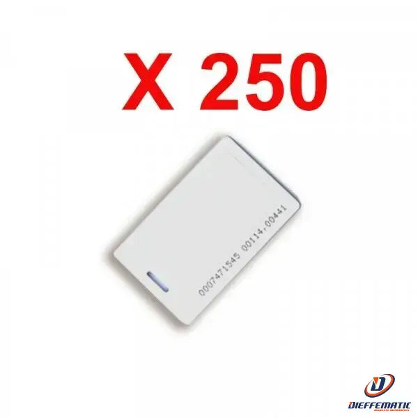 Tessera Di Prossimità Iso 250pz Xpr Pbx-2-ms50-250 Automazione Automatismi Nuovo For Discount