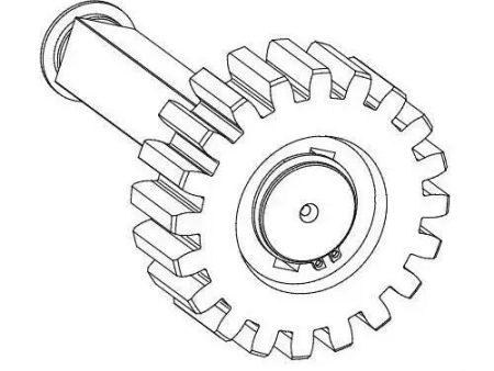 Albero Lento + Pignone Per Sli724 - Sli1024 Serie Sli Cardin 999612 Ricambio For Sale