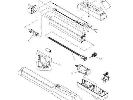 Tubo Alluminio Beninca  9686057 Ricambio Originale Automazione Automatismi Nuovo For Discount